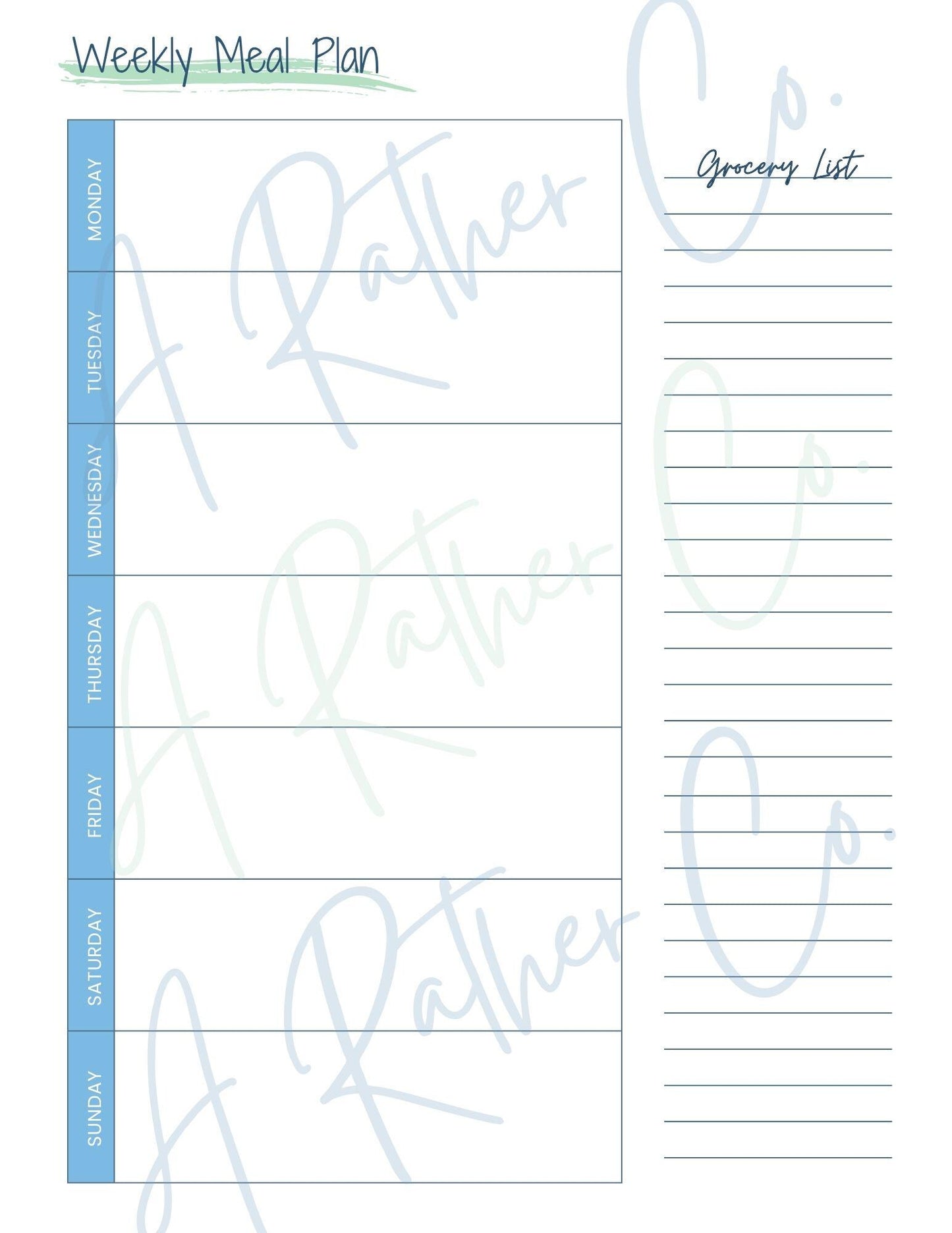 Hello Plans Monthly Planner - Undated